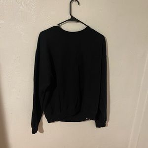 Black crewneck